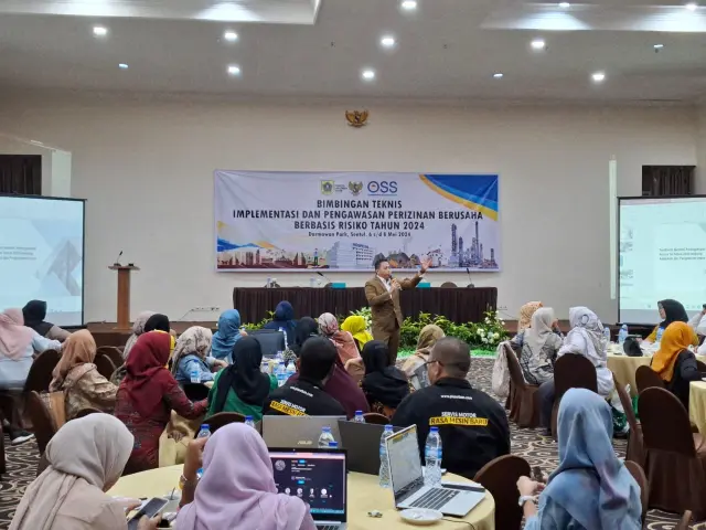 Bimbingan Teknis Implementasi dan Pengawasan Perizinan Berusaha Berbasis Resiko 2024